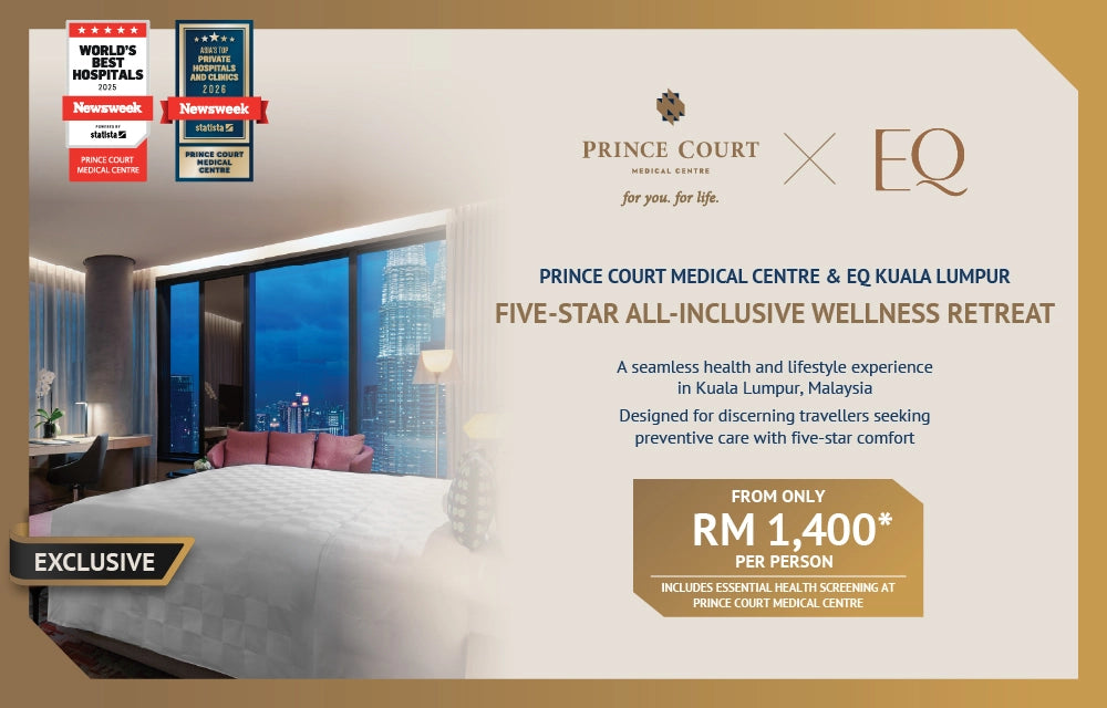 Prince Court X EQ Wellness Retreat Package