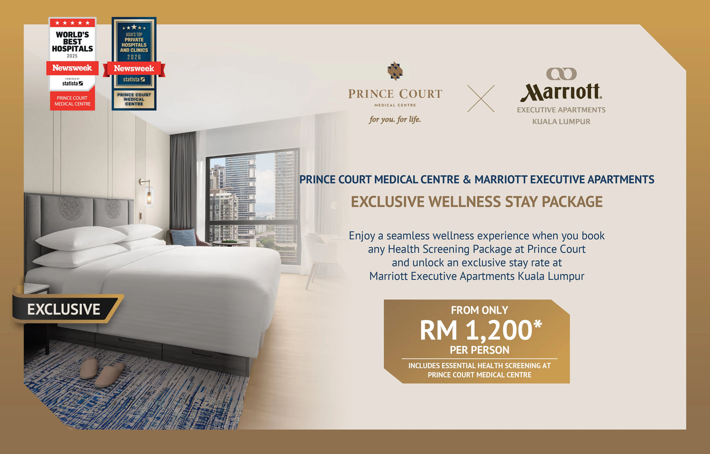 Prince Court X Marriott Wellness Stay Package